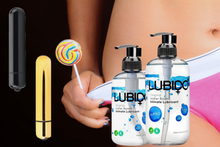 Load image into Gallery viewer, Adult - Loving Joy 10 Function Bullet Vibrator (Gold or Black) + Lubido Lube (250ml or 500ml) – FREE UK Delivery
