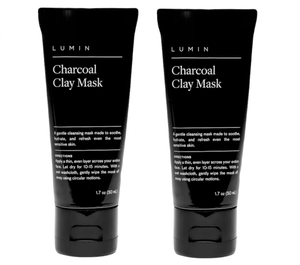 Lumin Skincare Charcoal Clay Mask 50ml or 100ml