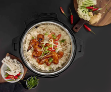 Load image into Gallery viewer, MasterPro Kitchen Robot Fry Cooker - 2 in 1  Air Fryer &amp; Pressure Cooker - 1500W &amp; 6 Litre Capacity