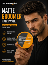 Load image into Gallery viewer, Groomarang Power of Man 'Matte Groomer' Hair Paste 100ml