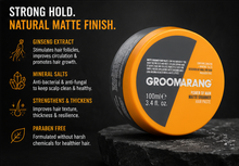 Load image into Gallery viewer, Groomarang Power of Man 'Matte Groomer' Hair Paste 100ml