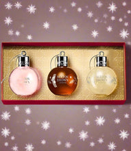 Load image into Gallery viewer, Molton Brown 3pc Bath &amp; Shower Gel Bauble Gift Set - Year Round Gift