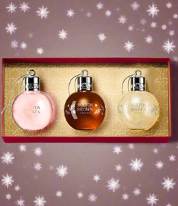 Molton Brown 3pc Bath & Shower Gel Bauble Gift Set - Year Round Gift