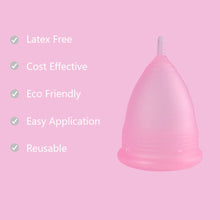 Load image into Gallery viewer, Women’s Pink Menstrual Cup – Eco-Friendly, Comfortable, Free Delivery