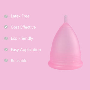 Women’s Pink Menstrual Cup – Eco-Friendly, Comfortable, Free Delivery