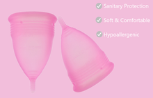 Load image into Gallery viewer, Women’s Pink Menstrual Cup – Eco-Friendly, Comfortable, Free Delivery