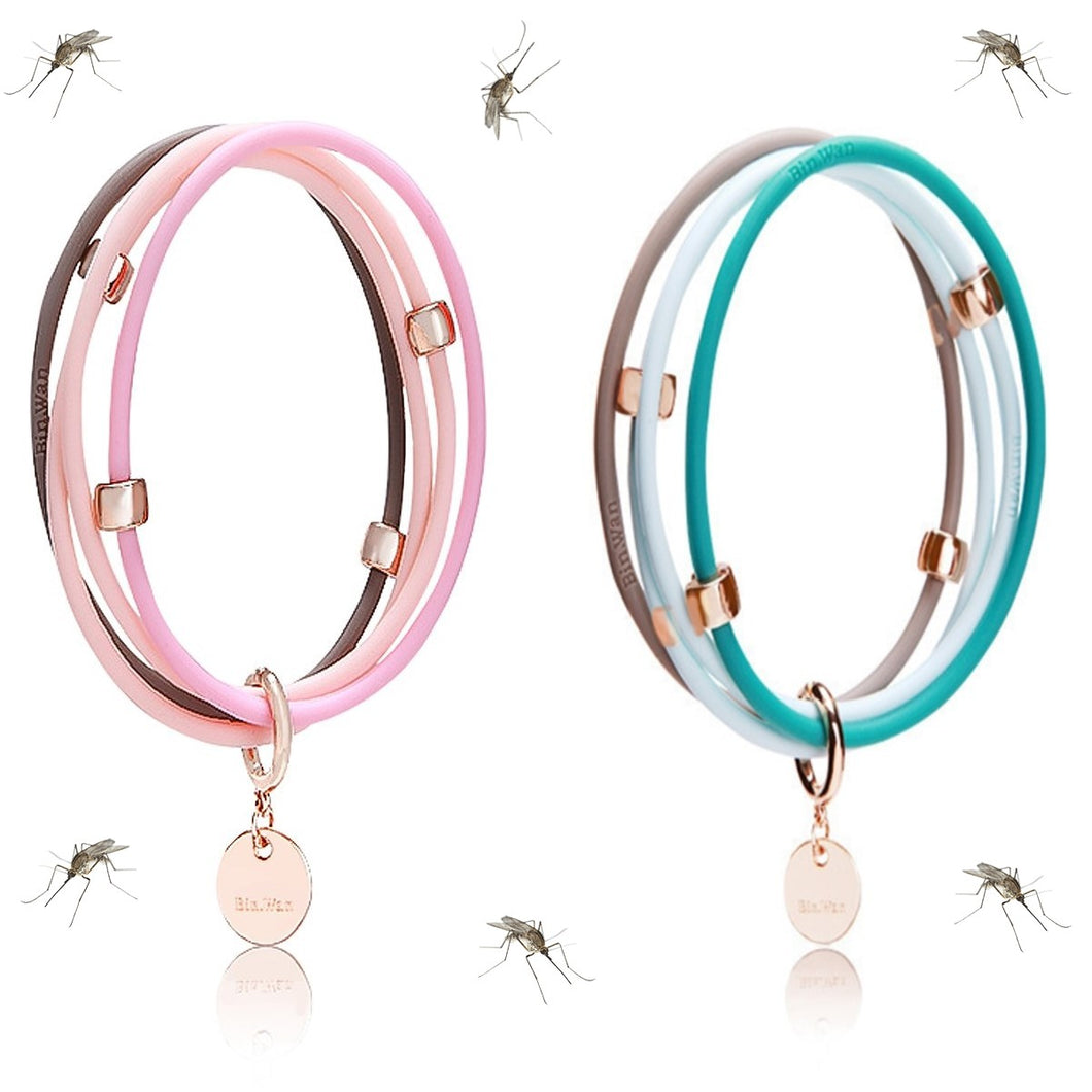 Glamza DEET-Free Mosquito Repellent 4-Band Bracelet – Free Delivery