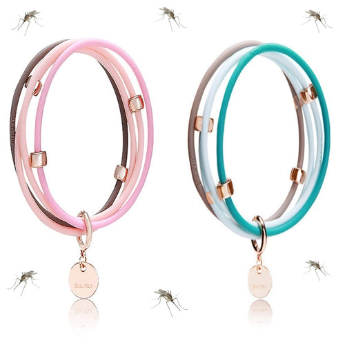 Glamza DEET-Free Mosquito Repellent 4-Band Bracelet – Free Delivery