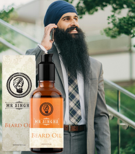 Mr Singh's Beard Oil 100ml – Premium Natural Blend for a Softer, Healthier Beard – Free UK Delivery