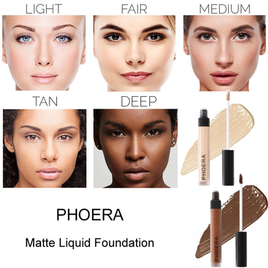 Phoera Full Coverage Liquid Concealer – Flawless, Long-Lasting & Hydrating – Free UK Delivery