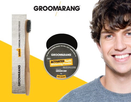 Groomarang Activated Oral Health Kits - Natural Teeth Whitening & Oral Care