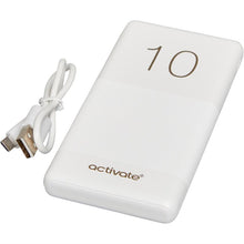 Load image into Gallery viewer, Activate 10,000mAh Powerbank – Black – Free UK Delivery