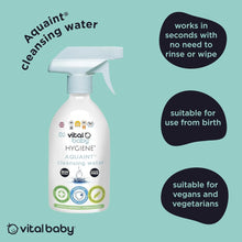 Load image into Gallery viewer, Vital Baby Aquaint Cleansing Water 500ml