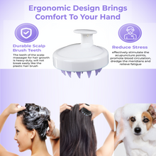 Load image into Gallery viewer, Silicone Scalp Massaging &amp; Shampoo Brush - Also Great For Pets