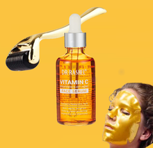 Load image into Gallery viewer, Dr Rashel Vitamin C Brightening, Anti Ageing Face Serum 50ml &amp; Gold Collagen Face Masks