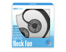 Load image into Gallery viewer, Oxycool Portable Neck Fan With Lights
