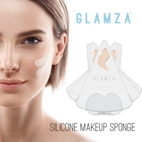 Glamza Silicone Triangle Makeup Sponge – Flawless, Hygienic & Zero Product Waste | FREE UK Delivery
