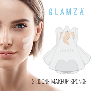 Glamza Silicone Triangle Makeup Sponge – Flawless, Hygienic & Zero Product Waste | FREE UK Delivery