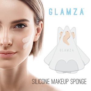 Glamza Silicone Triangle Makeup Sponge – Flawless, Hygienic & Zero Product Waste | FREE UK Delivery
