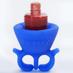 Tweexy Nail Polish Holder – Blue or Green