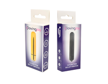Load image into Gallery viewer, Adult - Loving Joy 10 Function Bullet Vibrator (Black or Gold) – Free UK Delivery