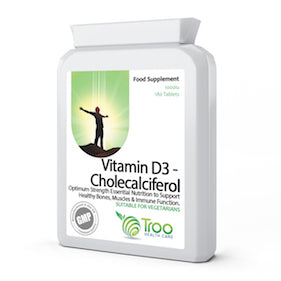 Troo Health Vitamin D3 1000iu - 180 Tablets