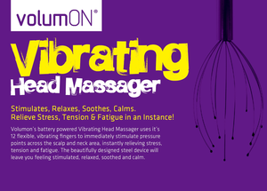 Volumon Vibrating Head Massager – Hair Growth &amp; Stress Relief with Free UK Delivery