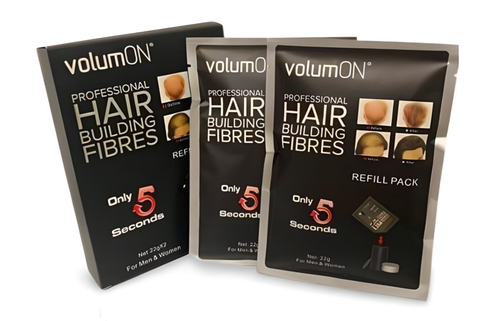 Volumon Unisex Hair Loss Concealer Refill Packs – 22g (Single or Double Pack) – Free UK Delivery