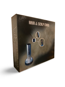 2 Pack Laser Hair Comb, Scalp & Massage Comb Set