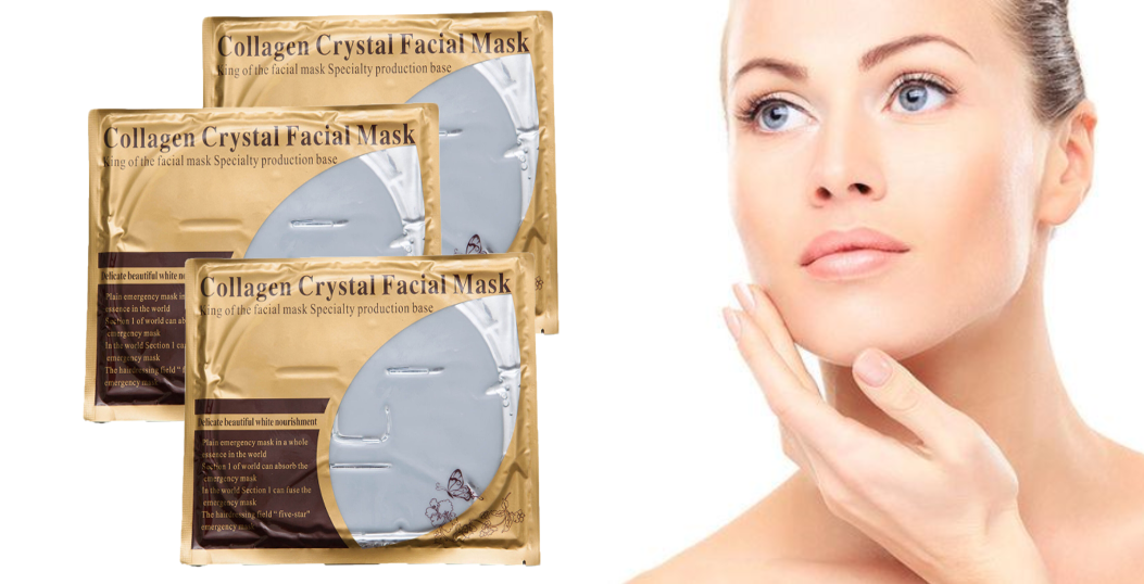 Hyaluronic Collagen Face Masks and Head Cap Kits