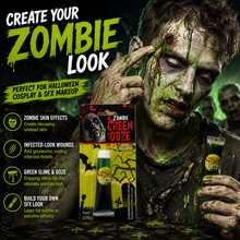 Load image into Gallery viewer, Halloween Zombie Green Ooze – 28ml (Water Washable) – Free UK Delivery