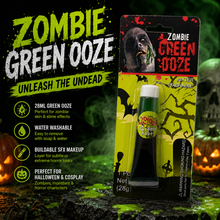 Load image into Gallery viewer, Halloween Zombie Green Ooze – 28ml (Water Washable) – Free UK Delivery
