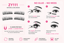 Load image into Gallery viewer, Glamza Magnetic Eyelashes – 8 Stunning Designs with Free UK Delivery!