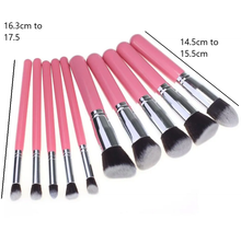 Load image into Gallery viewer, Glamza 10pc Brush Sets - Pink or Blue