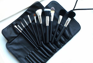 11pc IB Luxury Brush Set With Black Carry Case