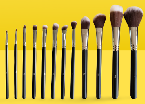 12pc Makeup Brush Sets - Brushes Only