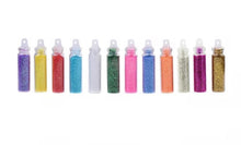Load image into Gallery viewer, Glamza 12 Mini Glitter Bottles -Arts &amp; Crafts, Fancy Dress &amp; Makeup