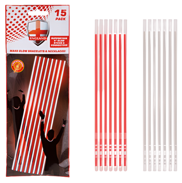 Women's World Cup Glow Stick Connectors 15 Pack - 20cm x 5mm
