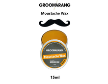 Load image into Gallery viewer, Groomarang Powerful Moustache Wax Original or Sandalwood 15ml &amp; 30ml