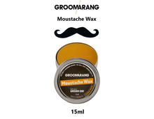Load image into Gallery viewer, Groomarang Powerful Moustache Wax Original or Sandalwood 15ml &amp; 30ml