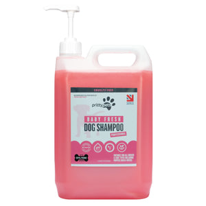 PRITTY PETS BABY FRESH PET SHAMPOO WITH PUMP- 500ML, 1 Litre & 5 Litre