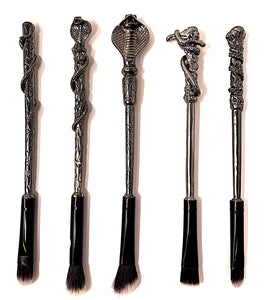 5pc Magical Wizard Inspired Snakehead Make Up Brush Set