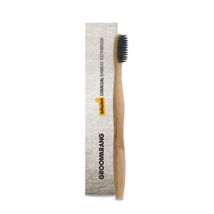 Groomarang Infusion Charcoal Bamboo Toothbrush