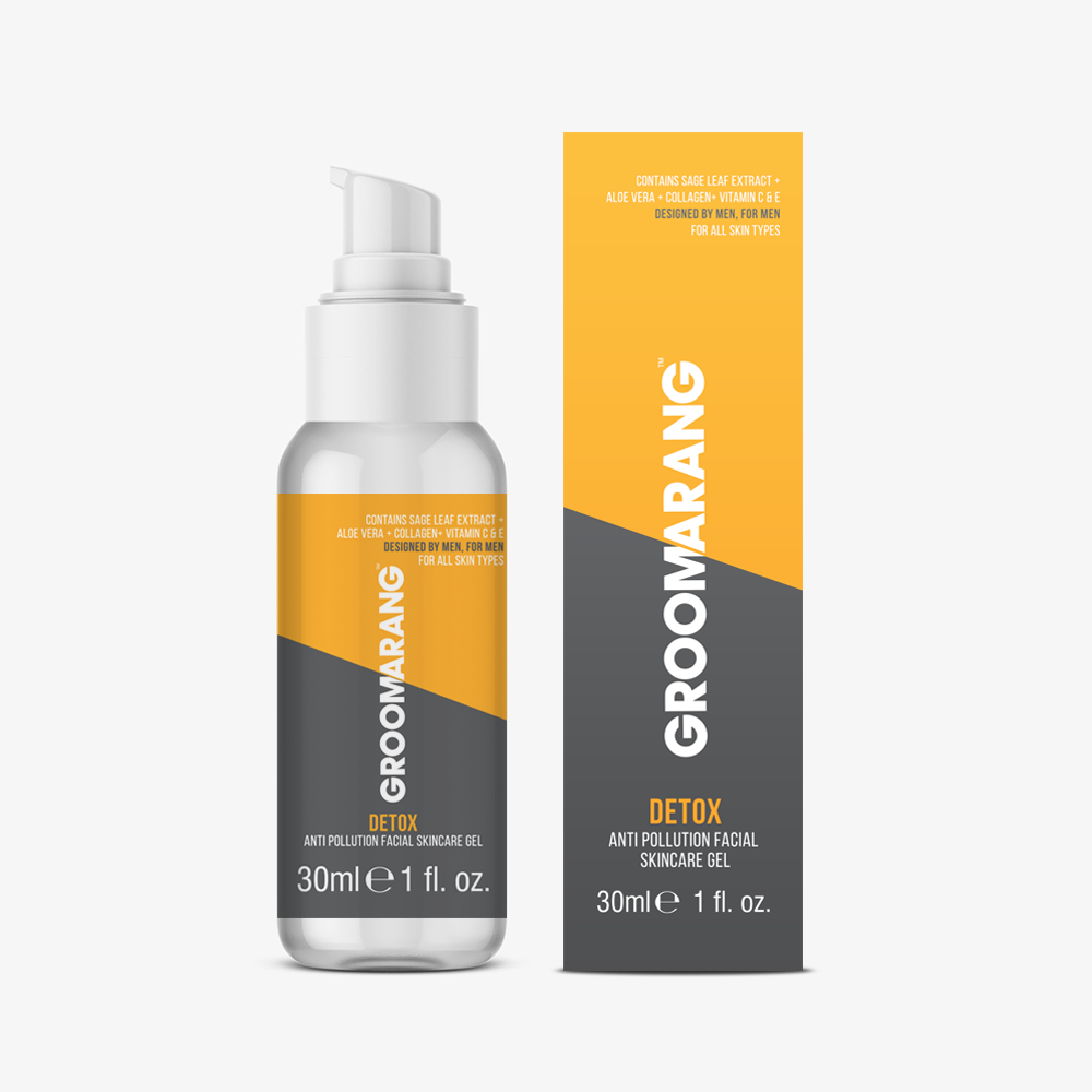 Groomarang Skincare Face Gel - Anti-Pollution Detox