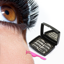 Load image into Gallery viewer, Glamza Magnetic Eyelashes Kit with Case, Mirror &amp; Applicator – Free UK Postage