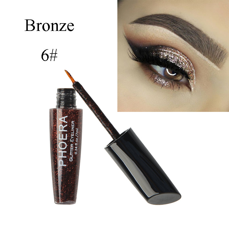 Phoera Glitter Glam Liquid Eyeliner – Free Postage!