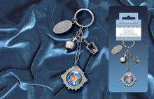 Load image into Gallery viewer, Platinum Jubilee Portrait Charm Keyring 1952 - 2022