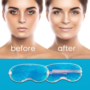 Glamza Heating & Cooling Gel Bead Eye Mask with Optional Hot Water Bottle Free Delivery on All Orders!