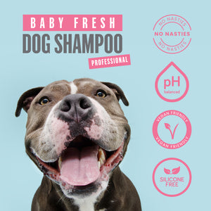 PRITTY PETS BABY FRESH PET SHAMPOO WITH PUMP- 500ML, 1 Litre & 5 Litre