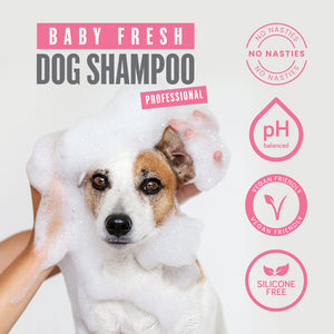 PRITTY PETS BABY FRESH PET SHAMPOO WITH PUMP- 500ML, 1 Litre & 5 Litre